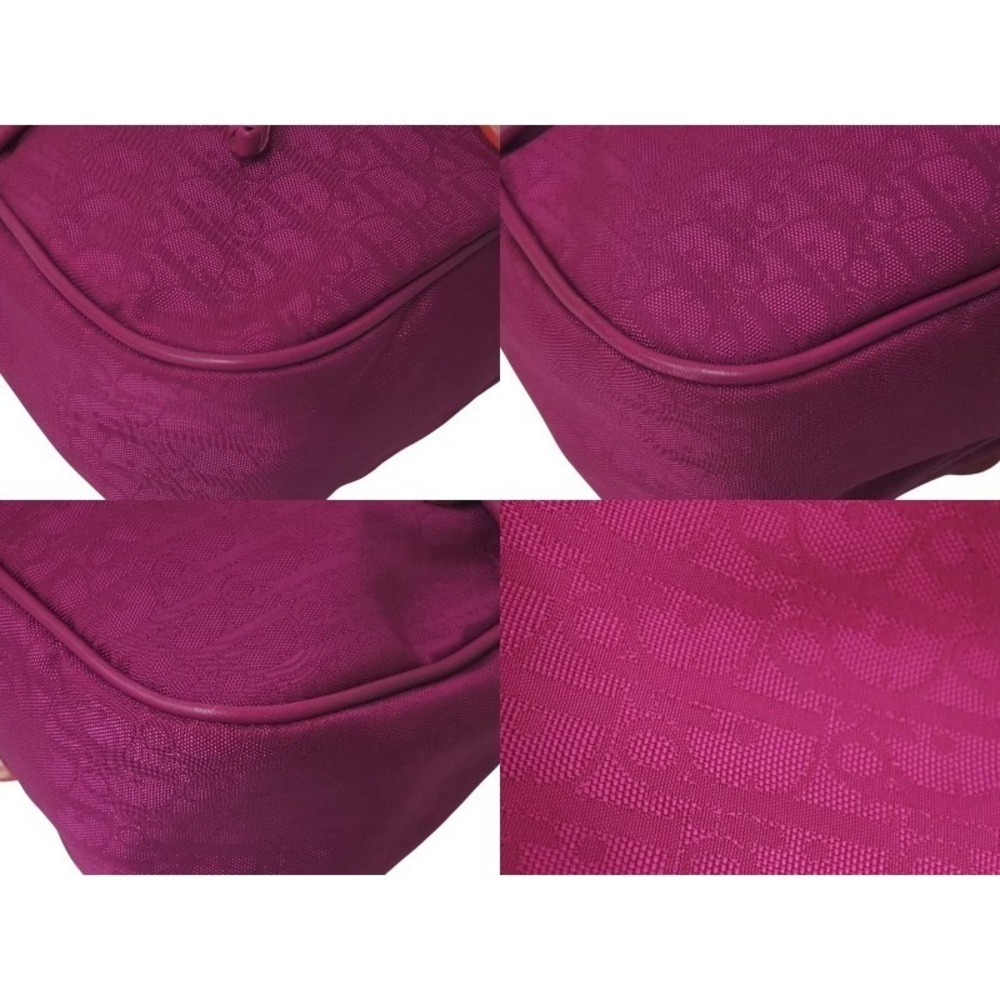 Christian Dior Trotter handbag purple pink leather jacquard - Picture 9 of 10